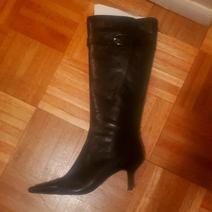 Knee high leather boots